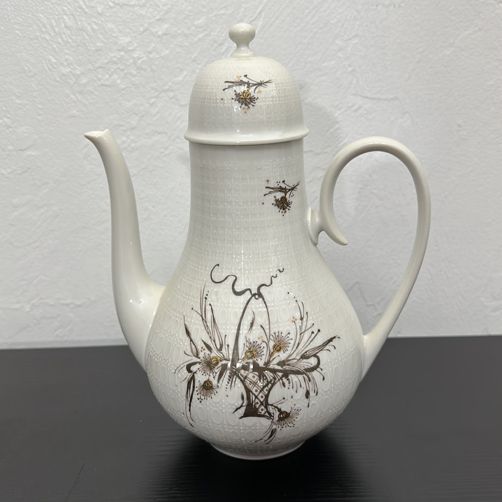 ❤️ 1960's Basquette Rosenthal Romanze Signed Bjern Wiinblad Coffee Pot